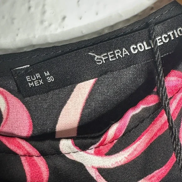 Sfera Collection Black and Pink Dress - Picture 3 of 9